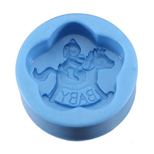 Trojan Rabbit Baby Silicone Chocolate Mold Fondant Cake Soap Mold