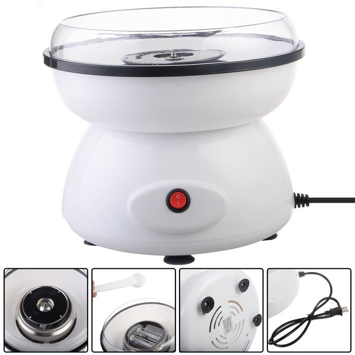 Mini Electric Cotton Candy Maker Machine Sugar Floss Countertop Store Carnival
