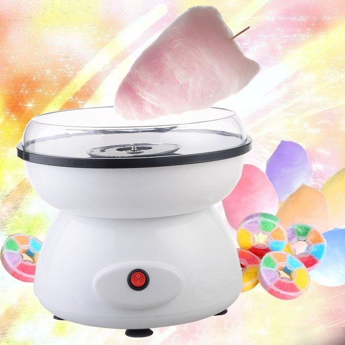 Mini Electric Cotton Candy Maker Machine Sugar Floss Countertop Store Carnival N4