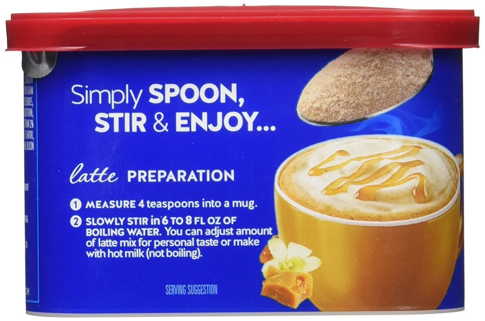 Maxwell House International Coffee Vanilla Caramel Latte, 8.7-Ounce Cans (Pack of 4)
