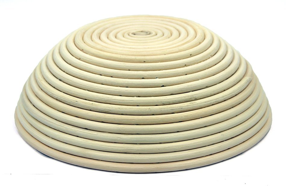 Switol 10 Inch Banneton Proofing Basket with Free Bowls Scraper, Round