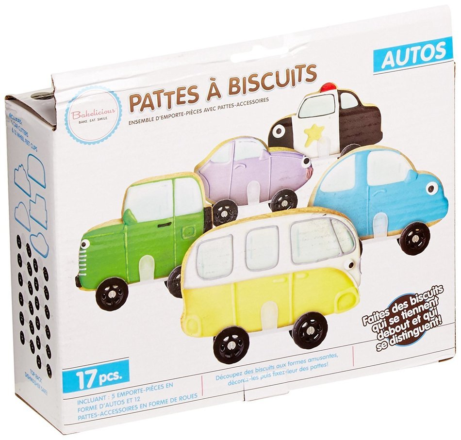 Bakelicious Monster Cookie Cutter and Feet Set, Multicolored N5