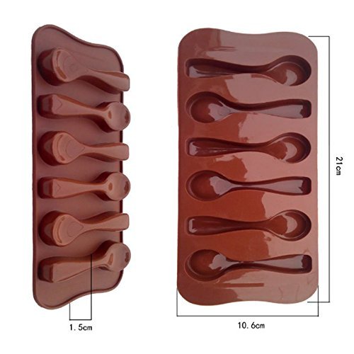 Chocolate Mould Spoon Shaped Cake Silicone Mold Bakeware