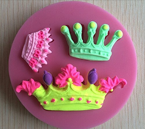 HSE A Small Crown 3D Flower Mold Fondant Cake Decorating Tools, Mould, Silicone Soap Mold, Cooking Tools