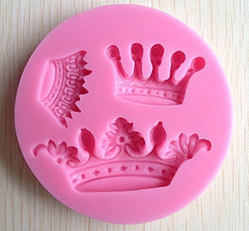 HSE A Small Crown 3D Flower Mold Fondant Cake Decorating Tools, Mould, Silicone Soap Mold, Cooking Tools N2