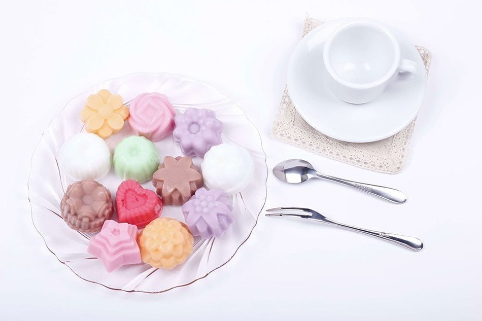YARBAR Cavity Flowers Silicone Non Stick Cake Bread Mold Chocolate Jelly Candy Baking Mould N3