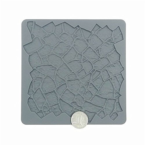 "Wall Embossed Fondant Mold Silicone Cake Mould Decorating Tool" shopping N2