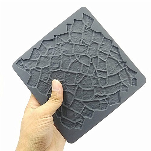 "Wall Embossed Fondant Mold Silicone Cake Mould Decorating Tool" shopping N4