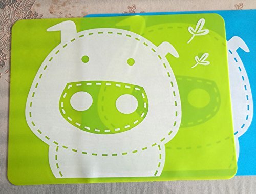 V&J 3pcs Colorful Silicone Table Pad For Kids N3