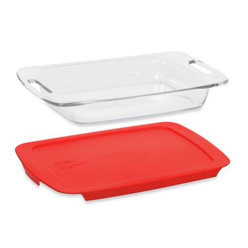 Pyrex, Easy Grab Oblong Baking Dish, 3 qt - 1 ea