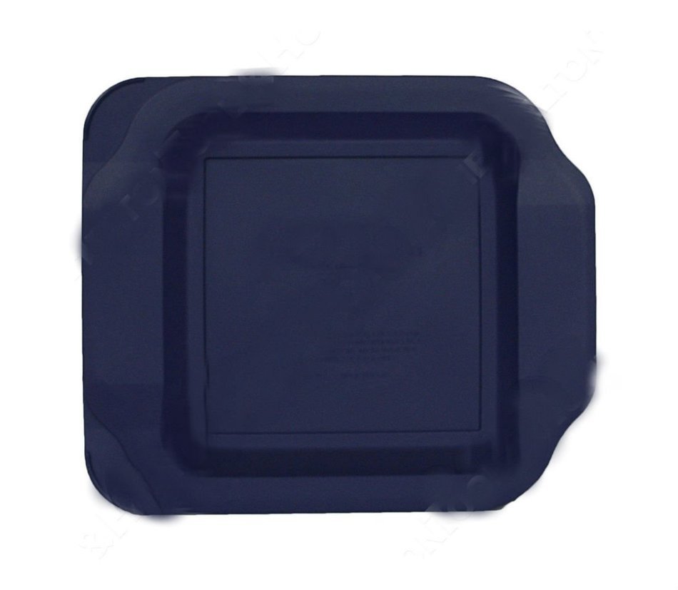 Square 8" x 8" 2 Quart Storage Container Baking Dish Lid Blue New Culinary Tool N2