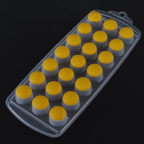 Cylinder Silicone Cake Soap Jelly Cube Ice Tray Molds (Random Color) N2