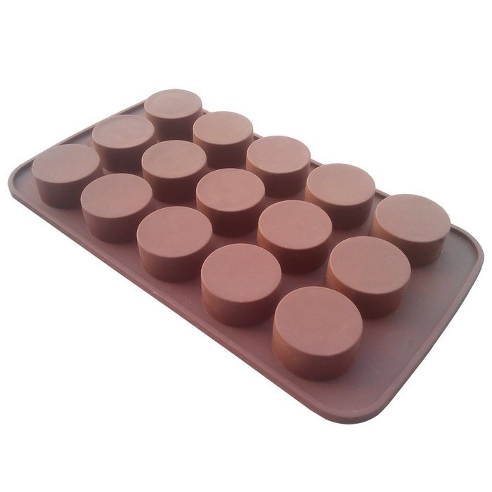 Fanhesheng Round Car Flag Silicone Mold for Chocolate, Jelly and Candy N3