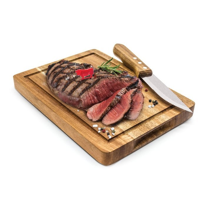 Starfrit 4 Count Steak Knives, Brown N2
