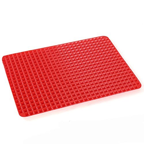 "Non-Stick Microwave Silicone Baking Mat Pyramid Cooking Pan Oven Baking Tray" shopping