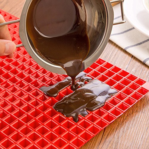 "Non-Stick Microwave Silicone Baking Mat Pyramid Cooking Pan Oven Baking Tray" shopping N8