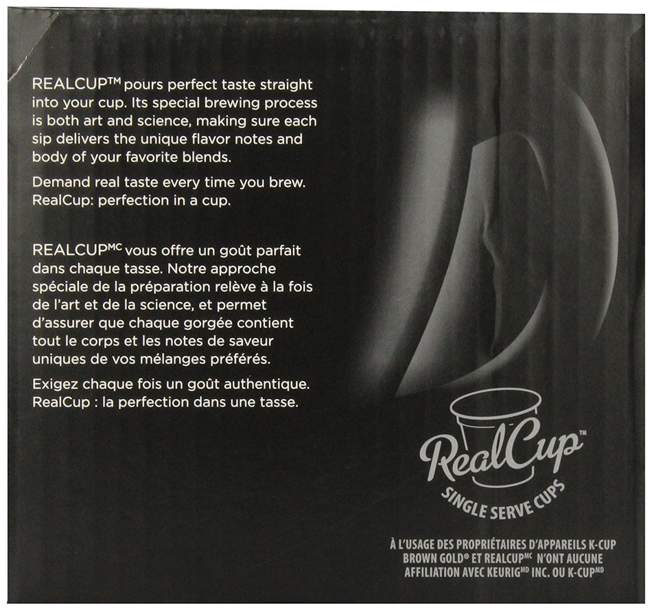 Brown Gold, Coffee Variety Pack, 36 Single Serve RealCups N2