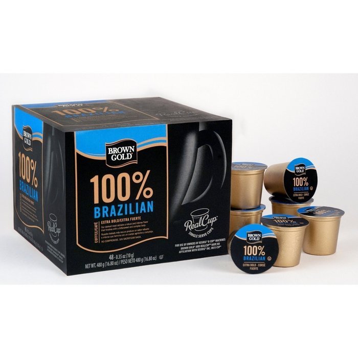 Brown Gold, Coffee Variety Pack, 36 Single Serve RealCups N4