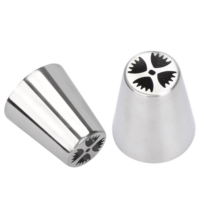 Matoen(TM) 1pc stainless steel Cake Icing Piping Decorating Nozzles Tips Baking Tool (D)