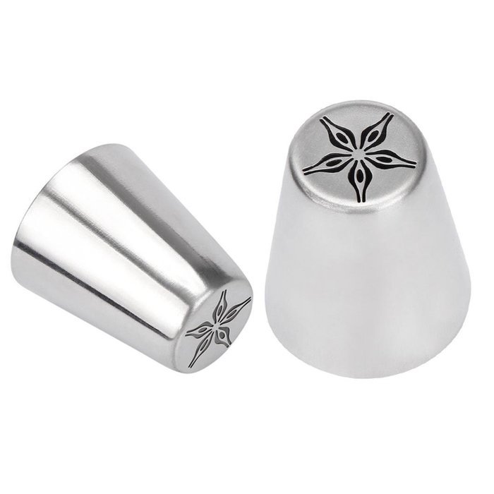 Matoen(TM) 1pc stainless steel Cake Icing Piping Decorating Nozzles Tips Baking Tool (D) N37