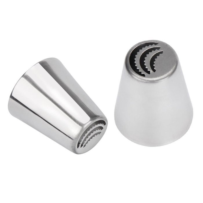 Matoen(TM) 1pc stainless steel Cake Icing Piping Decorating Nozzles Tips Baking Tool (D) N53
