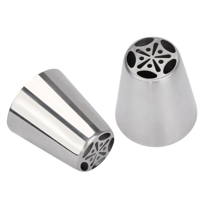 Matoen(TM) 1pc stainless steel Cake Icing Piping Decorating Nozzles Tips Baking Tool (D) N57
