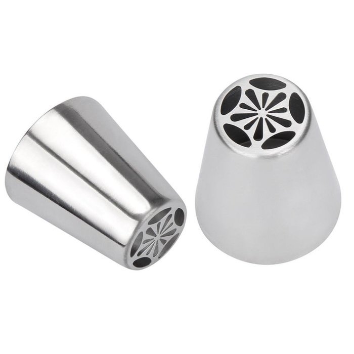 Matoen(TM) 1pc stainless steel Cake Icing Piping Decorating Nozzles Tips Baking Tool (D) N73