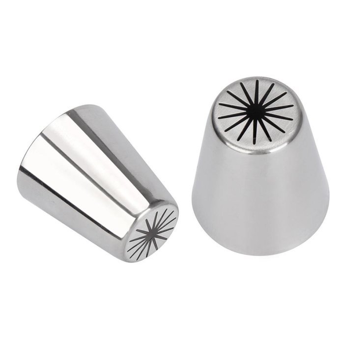 Matoen(TM) 1pc stainless steel Cake Icing Piping Decorating Nozzles Tips Baking Tool (D) N95