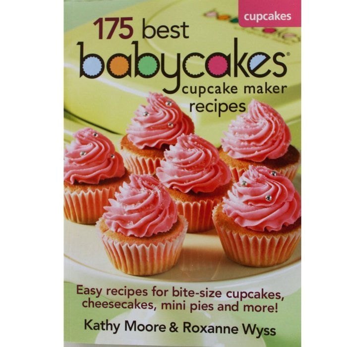 Cupcake Baking Set: 3 Items Babycakes 175 Best Cupcakes Cookbook, Easy Recipes, Gluten Free Recipes, Cupcake Pan...