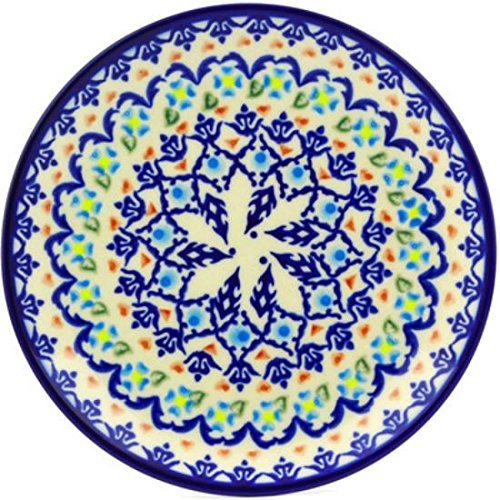 Ceramika Bona H2942G Polish Pottery Ceramic Plate Hand Painted, 7-Inch