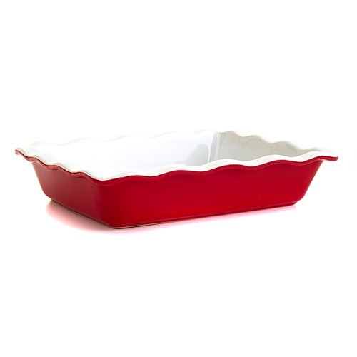 Kitchenworks Stoneware Rectangular Baker - Red 8 X 10.5