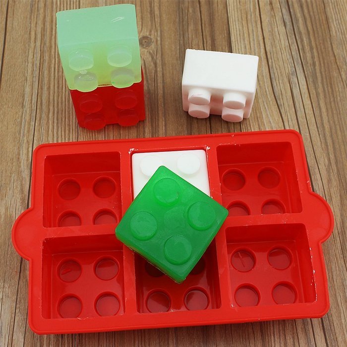 Sago Brothers Building Blocks Candy Jello Ice Cube Tray Chocolates Silicone Baking Molds for Lego Lovers Set of... N9