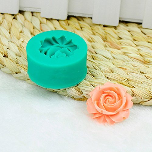 "3D Silicone Rose Fondant Mold Cake Decorating Mould" shopping N6