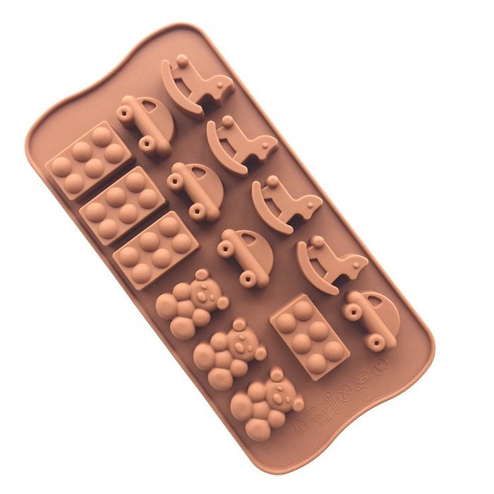 Always Your Chef Chocolate/Candy Making Molds Silicone DIY Molds Ice Cube Trays, Great Molds for Making Jello,...