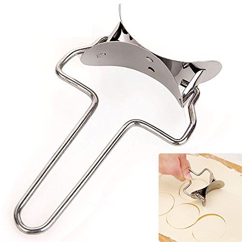 ACE New Stainless Steel Dough Press Dumpling Pie Mold Mould Pastry Tool Circle Dumpling Making Tool