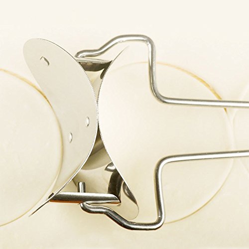 ACE New Stainless Steel Dough Press Dumpling Pie Mold Mould Pastry Tool Circle Dumpling Making Tool N6