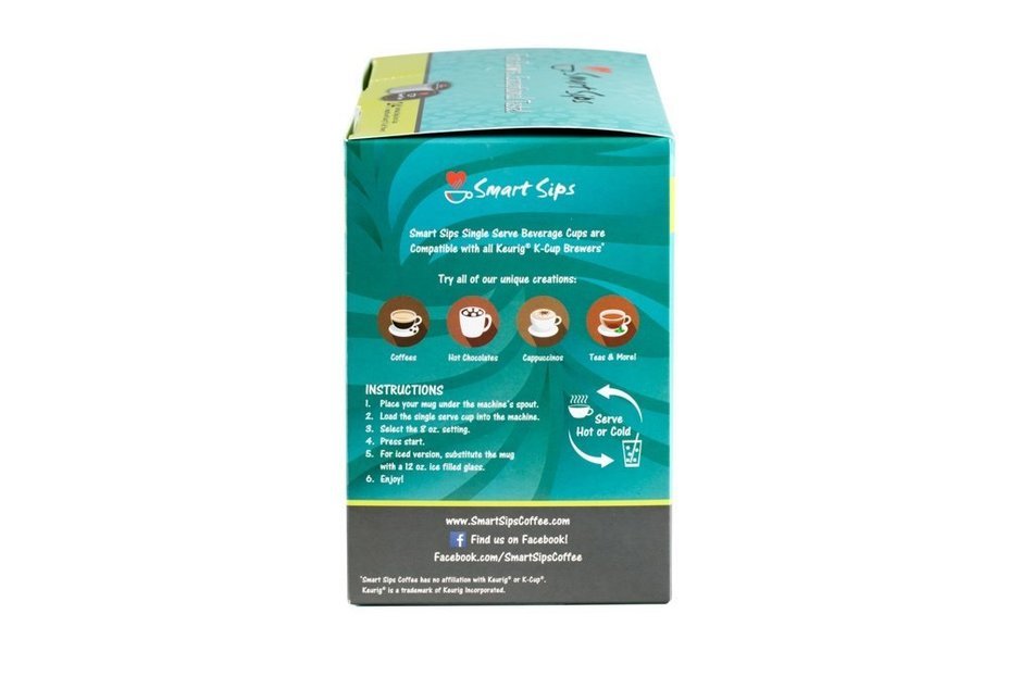 Smart Sips, Apple Crumb Cake Coffee, 24 Count, Compatible With All Keurig K-cup Brewers N3