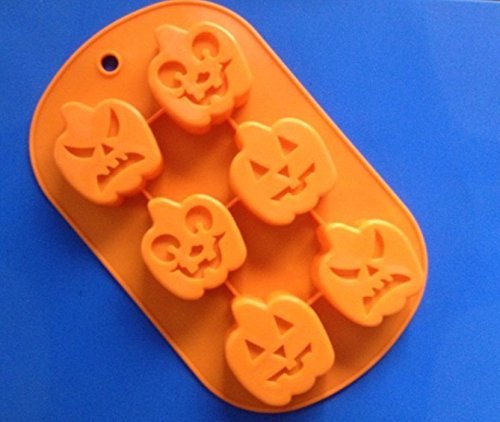 Creativemoldstore 1pcs Three Style Pumpkin Elves (HY1-098) Silicone Cake/Jelly/Puddin/Ice/Candy Baking Pan DIY...