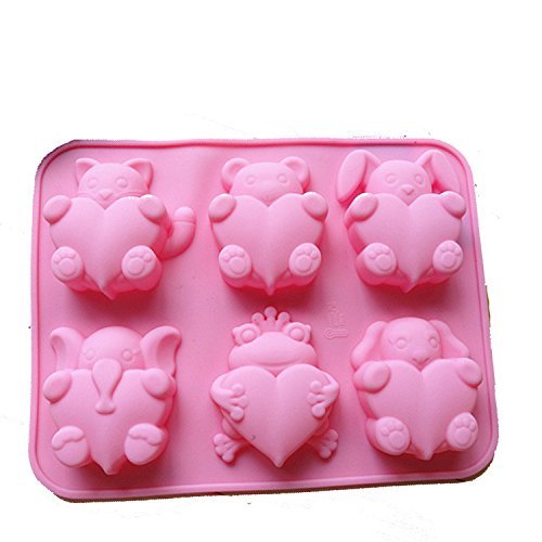 More RM Silicone Cake Baking Mold Cake Pan Muffin Cups Handmade Soap Moulds Biscuit Chocolate Ice Cube Tray DIY... N10