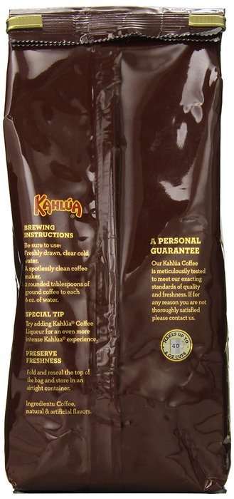 Kahlua Gourmet Ground Coffee, French Vanilla, 12 Ounce N3