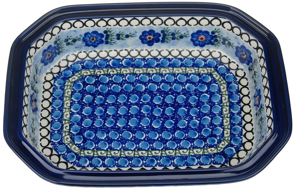 Ceramika Artystyczna Polish Hand Painted Baking Dish - 12" x 9.5" x 2.5"