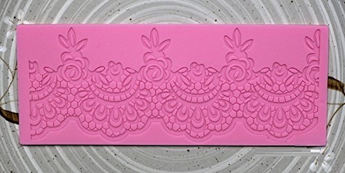 Allforhome Sugarcraft Silicone Necklace Shape Embossing Lace Fondant Mould Cake Decoration Mould Polymer Clay... N2