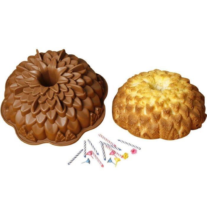 Hampton Direct Chrysanthemum Silicone Cake Mold - Baking Mold N3