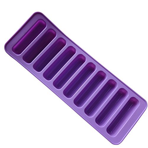 10 Finger Silicone Cake Mold Pan 9.4"x3.9"x0.5" Color At Random N2