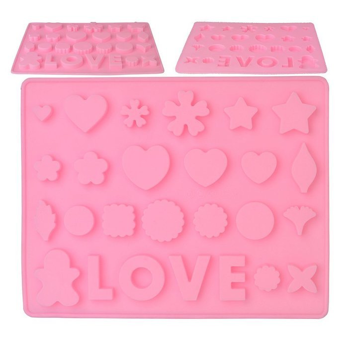 EVTECH(TM) Silicone Gel Non Stick Cake Bread Mousse Ice Pudding Mold Chocolate Jelly Candy Baking Mould N10