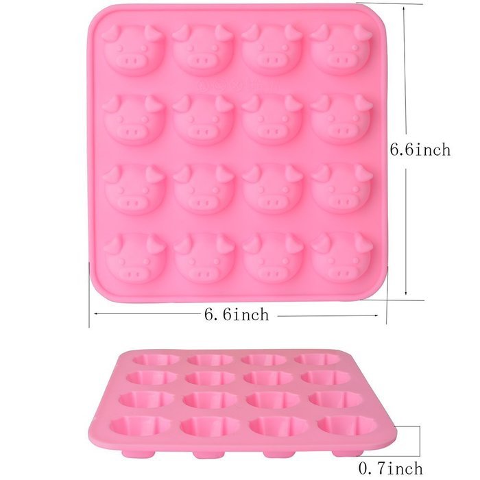 EVTECH(TM) Silicone Gel Non Stick Cake Bread Mousse Ice Pudding Mold Chocolate Jelly Candy Baking Mould N24