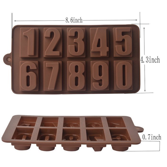 EVTECH(TM) Silicone Gel Non Stick Cake Bread Mousse Ice Pudding Mold Chocolate Jelly Candy Baking Mould N33