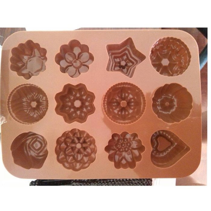 EVTECH(TM) Silicone Gel Non Stick Cake Bread Mousse Ice Pudding Mold Chocolate Jelly Candy Baking Mould N38