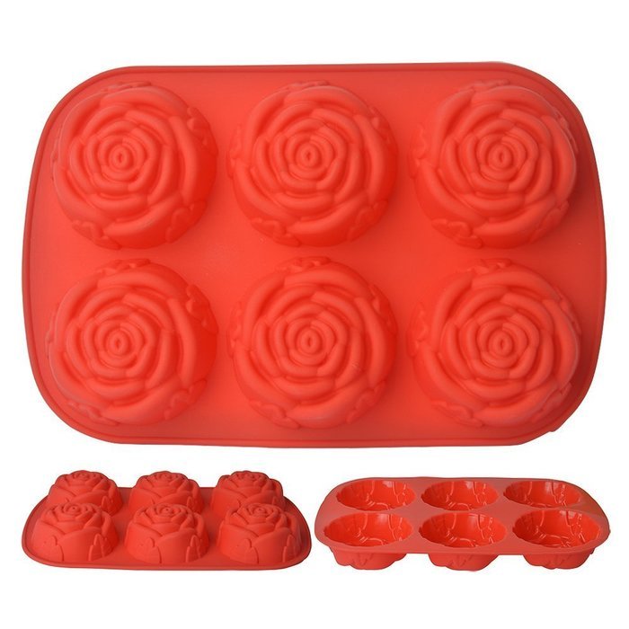EVTECH(TM) Silicone Gel Non Stick Cake Bread Mousse Ice Pudding Mold Chocolate Jelly Candy Baking Mould N49