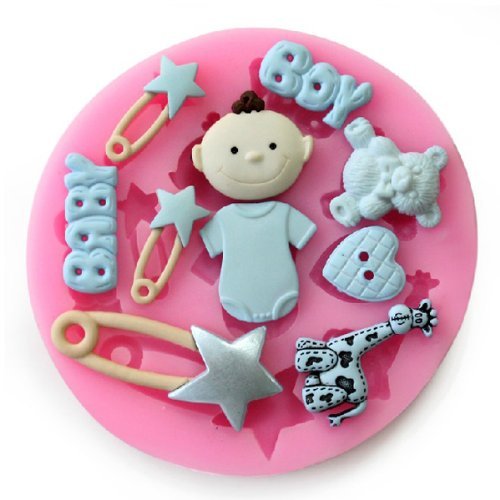 Baby Brooch Bear Silicon Cake Mold
